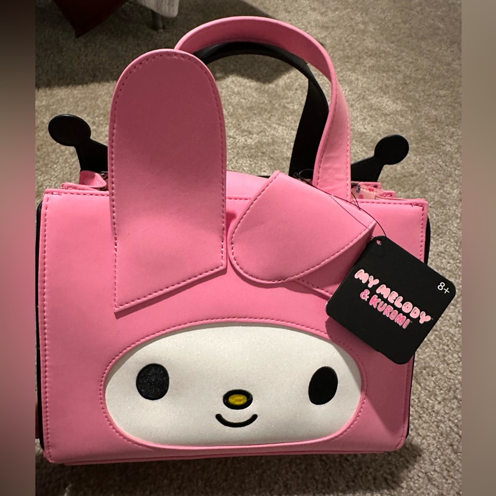 My melody & Kuromi double sided Loungefly crossbody purse